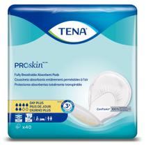 Forros para incontinência TENA Day Plus Heavy Absorbency 61 cm 40 ct Forros para incontinência TENA Day Plus Heavy Absorbency 61 cm 40 ct