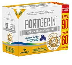 Fort Gerin OMEGA+VITAMINAS Pague 60 Leve 90 cápsulas - Sorocaps