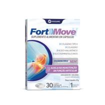 Fort Move Colágeno Tipo II e Acido Hialurônico - 30 cápsulas - Massime