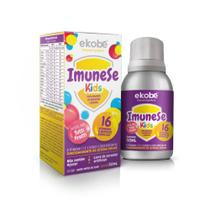 Fortalece a Imunidade Fácil de Tomar Infántil Sem Açucar 16 Vitaminas Tutti Frutti