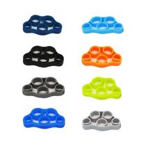 Fortalecedor De Mão E Dedos De Silicone, Expansor De Dedos, Treinador De Força De Punho, Faixas De