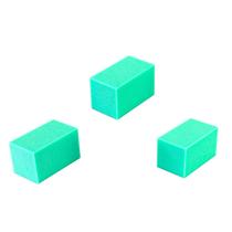 Fortalecedor de mãos CanDo Green Firm Therapy Blocks, pacote com 3