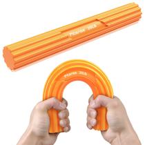 Fortalecedor de mãos Fitense Flex Therapy Bar 20LB Amarelo Fortalecedor de mãos Fitense Flex Therapy Bar 20LB Amarelo