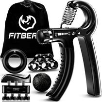 Fortalecedor de preensão manual FitBeast, pacote com 5, resistência ajustável