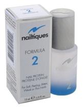 Fortalecedor de unhas Nailtiques Formula 2 com proteína de 15 ml (pacote com 3)