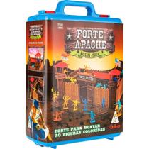 Forte apache batalha junior com 20 figuras gulliver