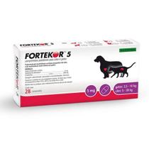Fortekor Cães e Gatos 5mg (28 Comprimidos) - Elanco