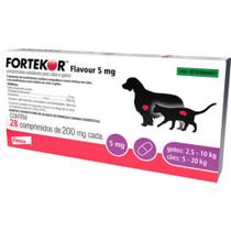 Fortekor Flavour 5mg - 28 Comprimidos - Elanco