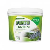 Forth jardim 3kg - adubo mineral npk + 9 nutrientes para plantas