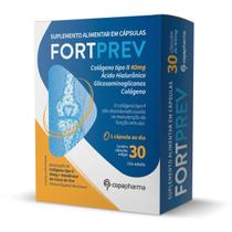 Fortprev Colágeno tipo II 40mg + Ácido Hialurônico 30 Caps Fortprev Colágeno tipo II 40mg + Ácido Hialurônico 30 Caps