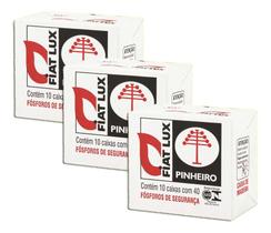 Fósforo Fiat Lux 10 Caixas Com 40u Kit 3