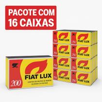 Fósforo Fiat Lux Longos 5cm - 200 Unidades Pacote com 16 caixa atacado