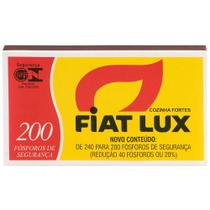 Fósforos Cozinha Fortes Fiat Lux 5Cm 200 Unidades - FIATLUX