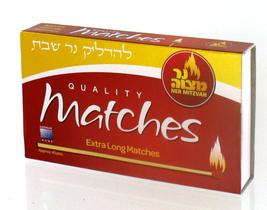 Fósforos de Cozinha Ner Mitzvah Extra Longos Pacote com 45 Fósforos de Cozinha Ner Mitzvah Extra Longos Pacote com 45