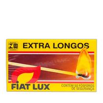 Fósforos Extra Longos Fiat Lux