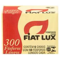 Fósforos Longos Casa 5Cm 6 Caixinhas com 50 Cada Fiat Lux - FIATLUX