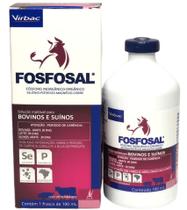 Fosfosal 100 ML Multimineral Injetável D Alta Concentração - VIRBAC Fosfosal 100 ML Multimineral Injetável D Alta Concentração - VIRBAC