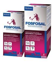 Fosfosal Virbac 500ml Para Deficiência Vitamínica De Bovinos