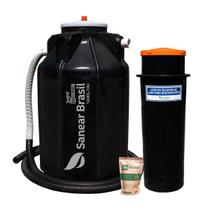 Fossa Biodigestora 1600L/dia + Vala de Infiltração e Leito