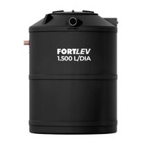 Fossa Séptica Biodigestor Max SS (Solo e Superfície) 1500L/Dia Preta Fortlev