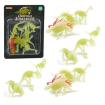 Fóssil De Dinossauro Fluorescente Brinquedo Infantil 7 Pçs Fóssil De Dinossauro Fluorescente Brinquedo Infantil 7 Pçs