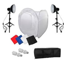 Foto Still Tenda, Iluminação, Tripé e Bolsa 60x60 - 110v