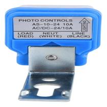 Fotocélula Sensor Crepuscular AS-10-24 10A Automação de Iluminação 24V AC/DC