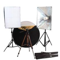 Fotografia de Moda - Luz Continua Softbox c/ Rebatedor 5 em 1 (10 pçs) - 110v