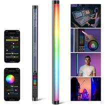 Fotografia RGBWW colorida Tube Light Neewer TL60 RGB