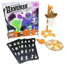 Fotorama Hankman Glow, Magnetic Hangman Mystery Word Guess Game para crianças e famílias, Glow in The Dark Travel Game, Guess The Word Before Hank Falls