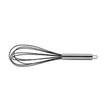 Fouet Batedor Manual Duo Aço Inox com Silicone para Preparo de Receitas 30cm Preto Brinox