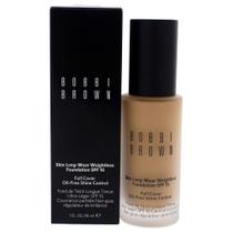 Foundation Bobbi Brown Skin Longwear, leve, bronzeado natural Foundation Bobbi Brown Skin Longwear, leve, bronzeado natural