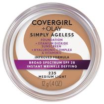 Foundation COVERGIRL & Play Simply Ageless, que desafia as rugas
