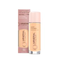 Foundation Mineral Fusion, cobertura total, neutra, 1, 30 ml Foundation Mineral Fusion, cobertura total, neutra, 1, 30 ml