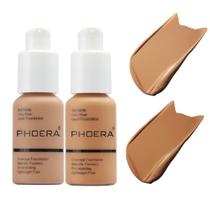 Foundation PHOERA 105 Sand and 106 Warm Sun, pacote com 60 ml x 2