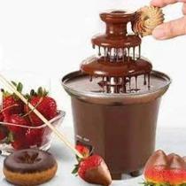 Founde Cachoeira Cascata De Chocolate Fonte Torre Cascata Mini 3 Camadas 110v Cor Marrom Ideal para - NoBrand