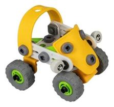 Four Wheels Brinquedo 2 Em 1 Montar 56 Pecas Colorido Playd - PlayDuc - PB50121 KABABY