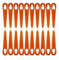 FourShow 100 peças de lâminas plásticas de 9 cm para STIHL Polycut
