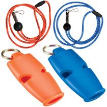 Fox 40 Micro Pack de 2 Silbatos (Naranja/Azul) con Llavero