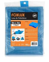 Foxlux Lona de Polietileno Azul 8x4 Foxlux Lona de Polietileno Azul 8x4
