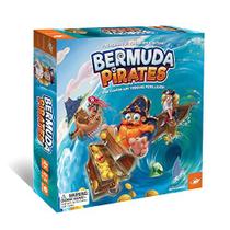 FoxMind Games: Bermuda Pirates Jogo de tabuleiro magnético para crianças, cativante aventura pirata para a família e amigos, 2 a 4 jogadores, para idades de 6 e acima