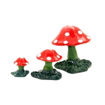 Fragata Kit Cogumelo P M G Enfeite Para Aquário