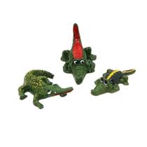 Fragata Kit Crocodilos 3 Pc Enfeite Para Aquário