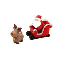 Fragata Kit Treno Papai Noel 3 Pc Enfeite Para Aquário Fragata Kit Treno Papai Noel 3 Pc Enfeite Para Aquário