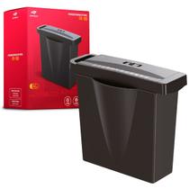 Fragmentadora de Papel C3Tech, 6 Folhas, 7 Litros, 127V, Preto - FR-100BK