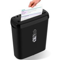 Fragmentadora de Papel Yamax 6 Folhas Corte em Tiras 6mm Cesto 8L Automática 110V ou 220V