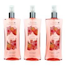 Fragrance Body Spray Parfums De Coeur Sugar Peach 240 ml, pacote com 3