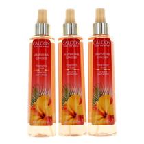 Fragrance Mist Calgon Hawaiian Ginger 240 ml, pacote com 3 para mulheres Fragrance Mist Calgon Hawaiian Ginger 240 ml, pacote com 3 para mulheres