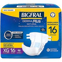Fralda Adulto Bigfral Derma Plus Noturna XG 16 Unidades Fralda Adulto Bigfral Derma Plus Noturna XG 16 Unidades