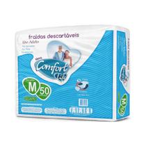 Fralda Adulto Descartável Confort Life Hiper M 50 unids